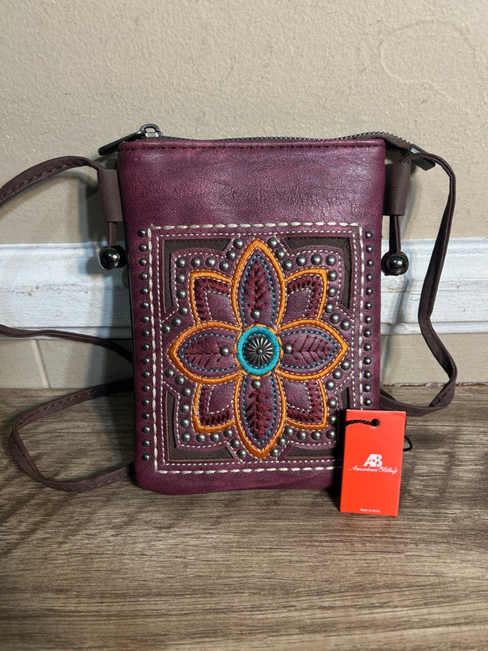 American Bling Embellished Crossbody Bag New with Tags.